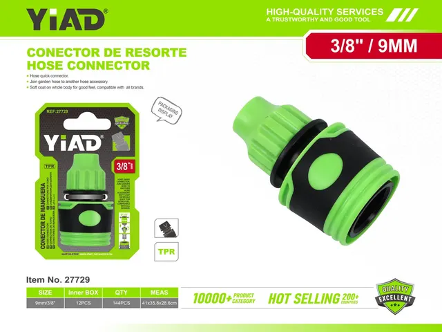 Conectores plásticos para tubería de agua, ref. 27729
