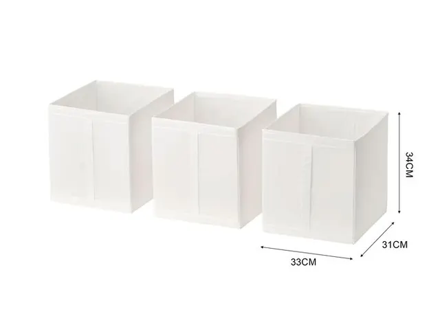 Almacenamiento serie IKEA, 31 × 34 × 33 cm