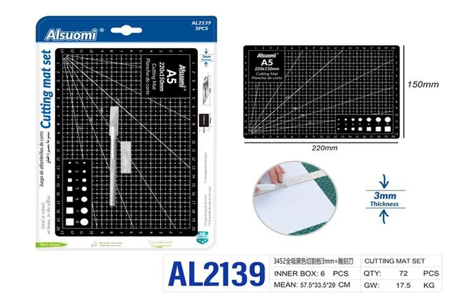 Abrazadera para tabla de cortar, 3 mm, color negro