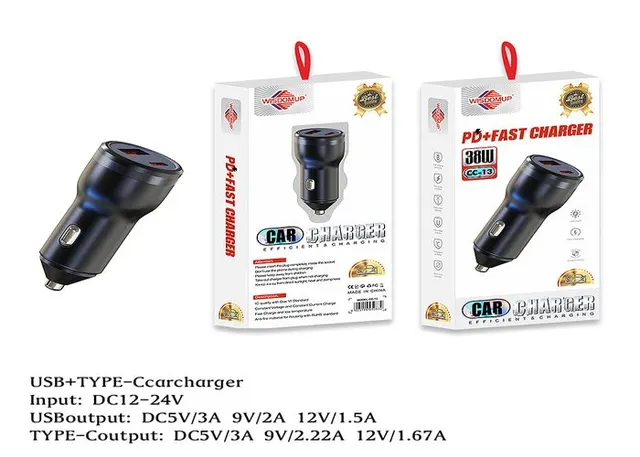 Cargador de coche, modelo CC-13A