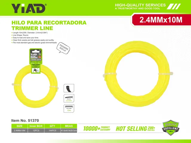 Cuerda trenzada de paja, 2,4 × 10, ref. 51370