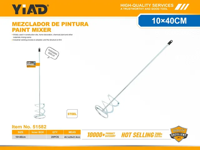 Mezclador eléctrico, 100 × 400, ref. 51582
