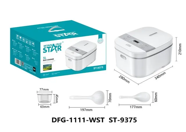 olla arrocera, 220 V, modelo ST-9375-220V