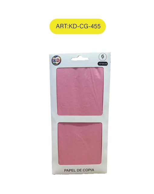 Papel de calco, 50 × 75 cm, 17 g, modelo KD-CG-455