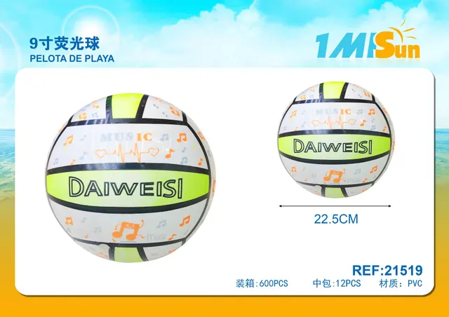 Pelota de playa, 9 pulgadas, modelo 21519