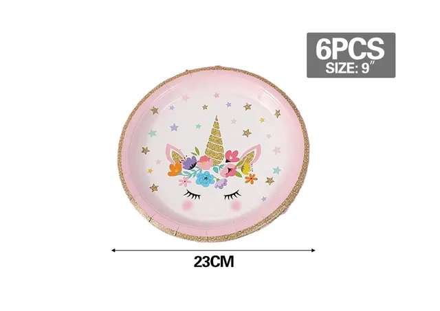 Serie Unicornio, 9 pulgadas, 6 piezas