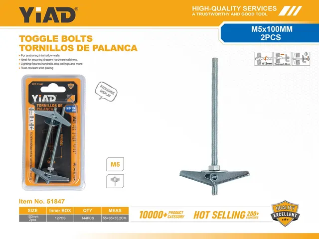 Tornillos especiales, modelo M5, 2 piezas, ref. 51847