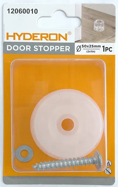 Topes para puertas, 50 × 25 mm, 1 pieza