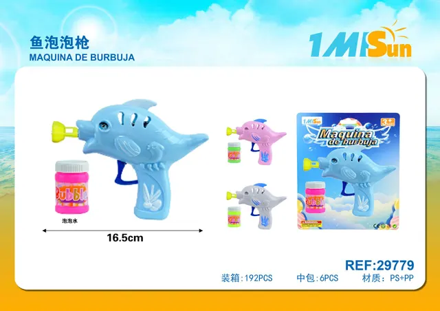 pistola de burbujas, modelo 29779