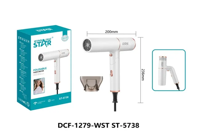 secador de pelo, 220 V, modelo ST-5738-220V