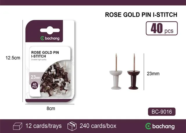Chinche, color oro rosa, modelo BC-9016
