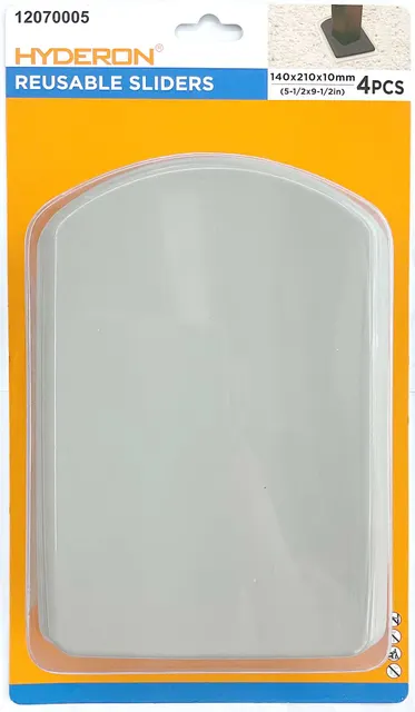 Deslizadores para muebles, 140 × 4, 4 piezas