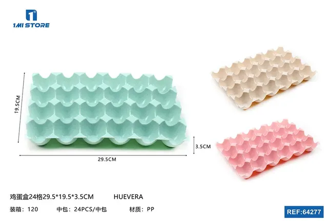 Bandeja para huevos, 29,5 × 19,5 × 3,5 cm