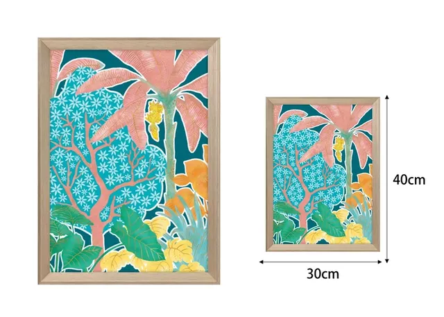 Panel decorativo de porcelana dorada, modelo JCHP0014
