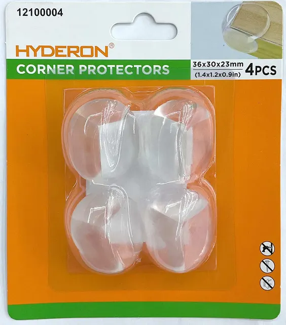 Protector de esquinas, 36 × 30 × 23 mm, 4 piezas