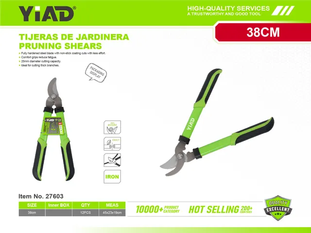 Tijeras de podar, 15 pulgadas
