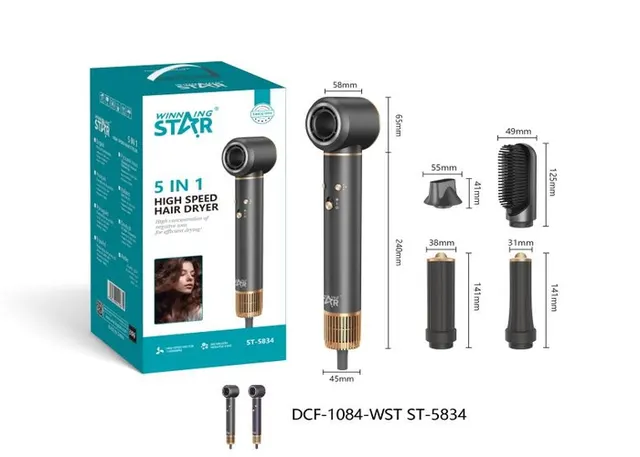 secador de pelo, 220 V, modelo ST-5834-220V