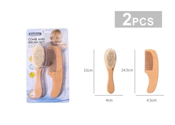 Juego de peine y cepillo para bebé, modelo 872918