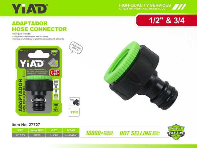 Conectores plásticos para tubería de agua, ref. 27727