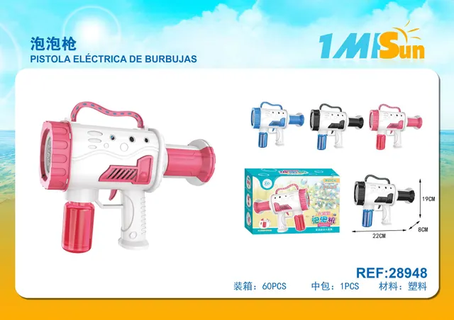 pistola de burbujas, modelo 28948