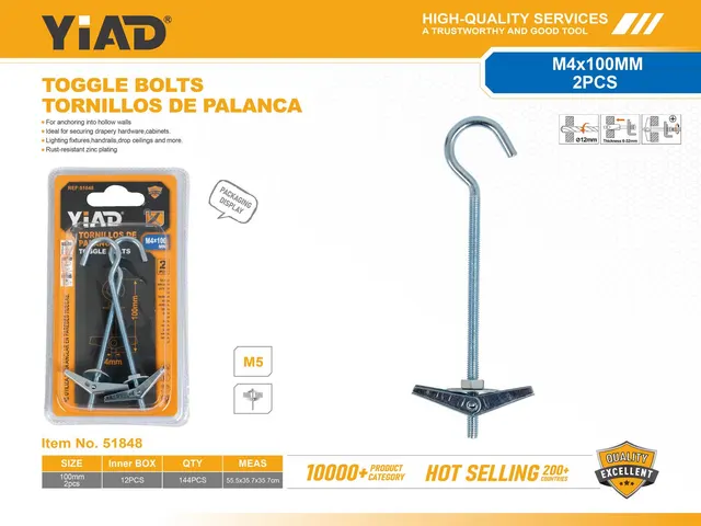 Tornillos especiales, modelo M4, 2 piezas, ref. 51848