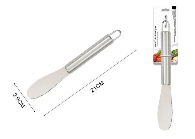 Utensilios de cocina con mango tubular redondo, 21 × 2,9 × 2 cm
