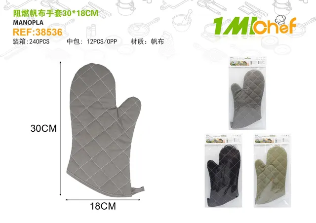 Guantes para microondas, 30 × 18 cm