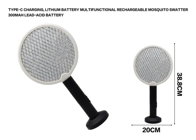 Raqueta eléctrica matainsectos, modelo 2262
