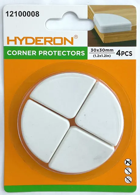 Protector de esquinas, 30 × 30 mm, 4 piezas