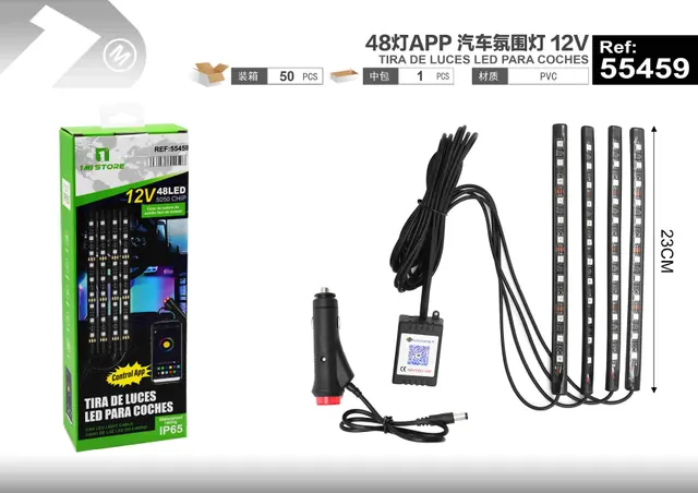 tira de luz del coche, 12 V, modelo 55459