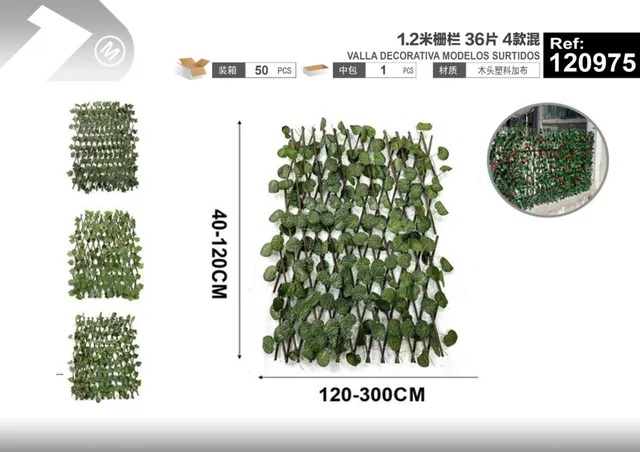 Cerca, 1,2 m, 36 piezas