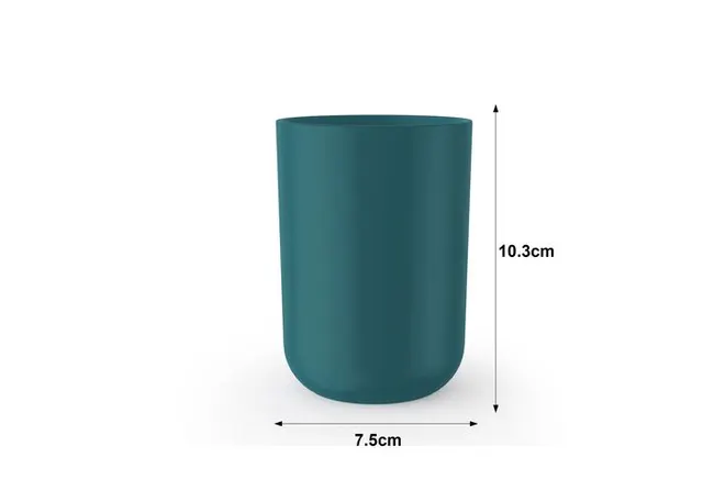 Vasos para cepillos de dientes, color verde, modelo 611100