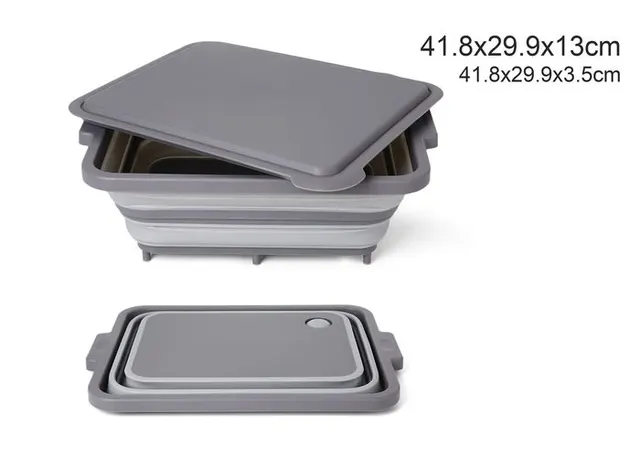 Serie de tablas de cortar, modelo YT-H241021-L, color gris