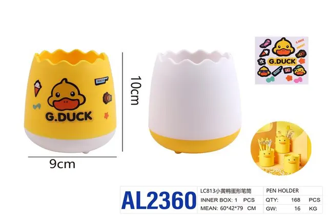 contenedor de bolígrafos, modelo LC813, color amarillo