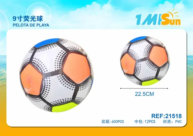 Pelota de playa, 9 pulgadas, modelo 21518
