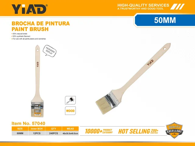 Brochas para pintura, 2 pulgadas, ref. 57040