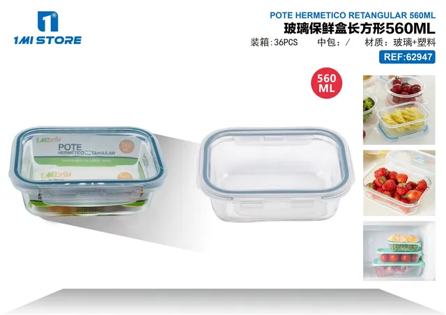 Recipiente para conservar alimentos, 560 ml