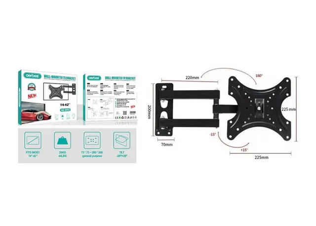 Soportes para televisor, modelo AB-E992