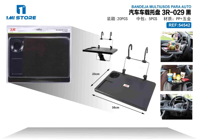 Almacenamiento de coche, modelo 3R-029, color negro
