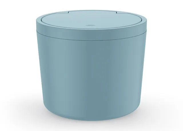 Cubo de basura, color azul, modelo 610751