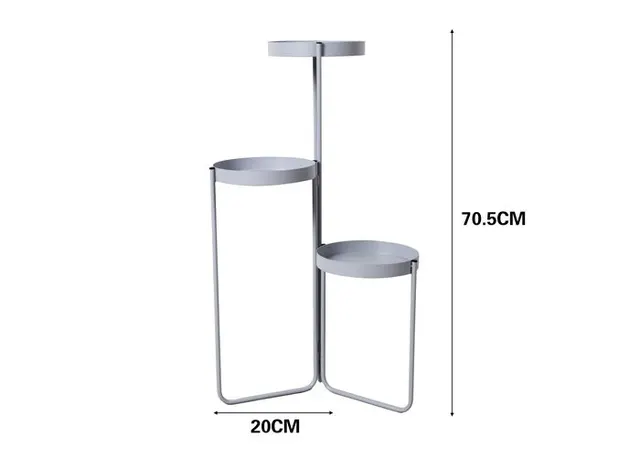 Soporte para plantas de hierro forjado, modelo JY21209GR
