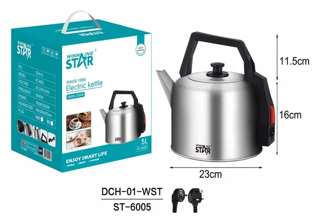 Teteras, 220 V, modelo ST-6005-220V