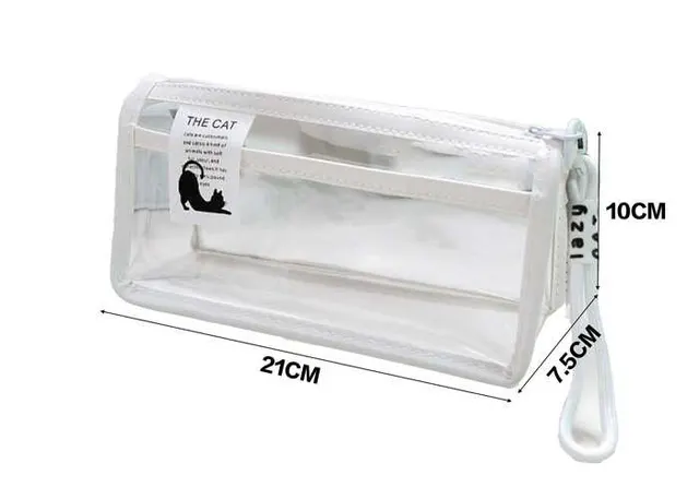 Bolsa de lápices, color blanco