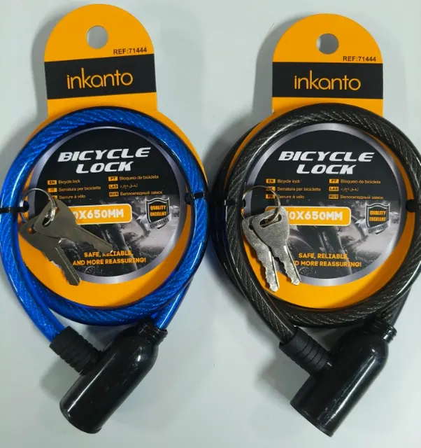 Cable de seguridad de acero trenzado, 10 × 650 mm