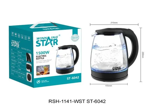 Hervidor eléctrico, 220 V, modelo ST-6042-220V