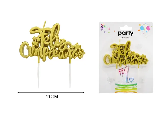 cumpleañosvelas, 11 cm
