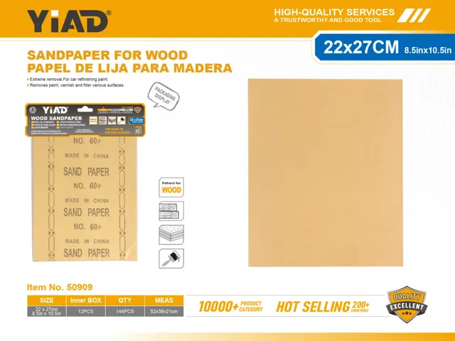 Serie de herramientas de desbaste, 5 piezas, ref. 50909