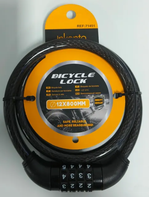 Cable de seguridad de acero trenzado, 12 × 800 mm, ref. 71451