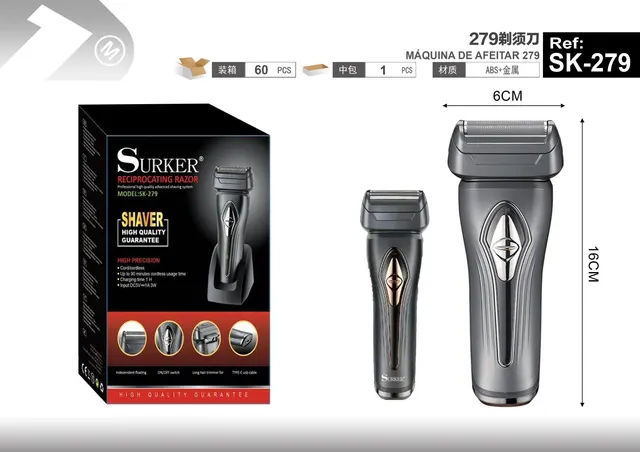 Maquinilla de afeitar, modelo SK-279