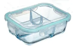 Recipiente para almacenar alimentos, 1040 ml, color transparente, ref. 240746